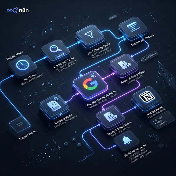n8n Workflow - AI Job Search Evaluator